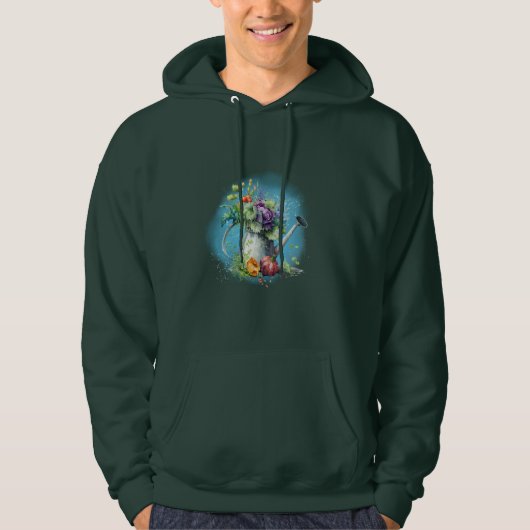 blühender Garten Hoodie (Vorderseite)