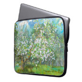 blühender Garten Laptopschutzhülle (Vorderseite Links)