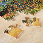 Blühender Garten mit Pfad durch Vincent van Gogh Puzzle (Seite)
