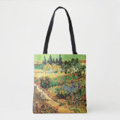 Blühender Garten mit Pfad durch Vincent van Gogh Tasche (Vorderseite)