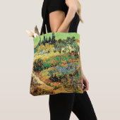 Blühender Garten mit Pfad durch Vincent van Gogh Tasche (Von Nahem)