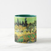 Blühender Garten mit Pfad durch Vincent van Gogh Tasse (Zentrum)