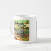 Blühender Garten mit Pfad, Vincent van Gogh Kaffeetasse (Vorderseite Links)