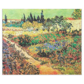 Blühender Garten mit Pfad von Vincent van Gogh. Geschenkpapier (Flach)