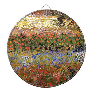 Blühender Garten, Vincent van Gogh. Dartscheibe