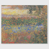 Blühender Garten - Vincent van Gogh Geschenkpapier (Flach)