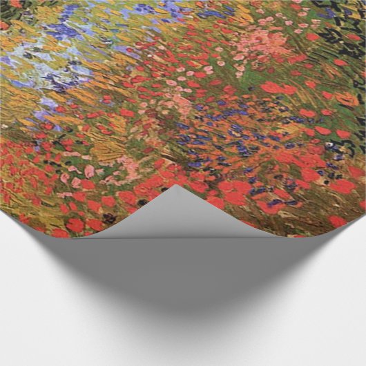 Blühender Garten, Vincent van Gogh. Geschenkpapier (Ecke)
