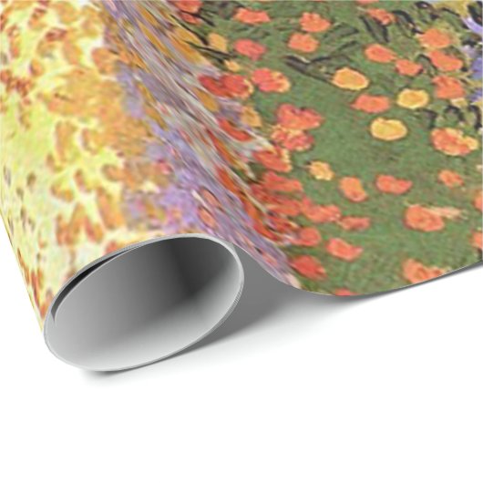 Blühender Garten, Vincent van Gogh. Geschenkpapier (Rolleneckpunkt)