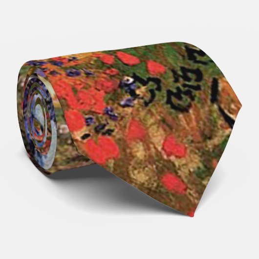 Blühender Garten, Vincent van Gogh. Krawatte (Gerollt)
