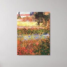 Blühender Garten, Vincent van Gogh. Leinwanddruck
