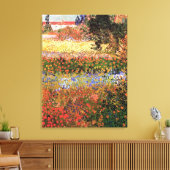Blühender Garten, Vincent van Gogh. Leinwanddruck (Insitu (Wohnzimmer))