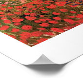 Blühender Garten, Vincent van Gogh. Poster (Ecke)