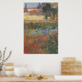 Blühender Garten - Vincent van Gogh Poster (Küche)