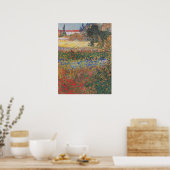 Blühender Garten - Vincent van Gogh Poster (Küche)