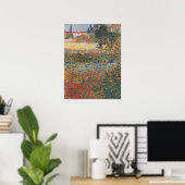 Blühender Garten - Vincent van Gogh Poster (Heimbüro)