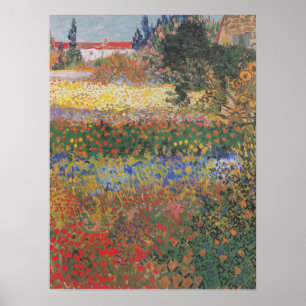 Blühender Garten - Vincent van Gogh Poster