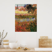 Blühender Garten, Vincent van Gogh. Poster (Küche)