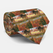Blühender Garten von Vincent van Gogh Krawatte (Gerollt)