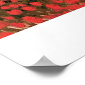 Blühender Garten von Vincent van Gogh Poster (Ecke)