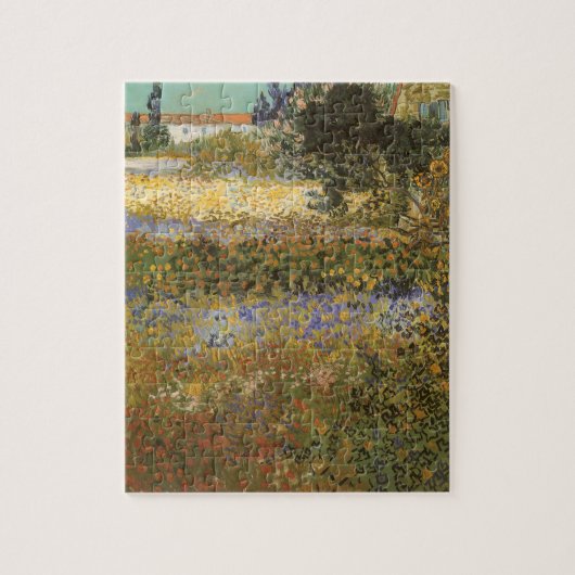 Blühender Garten von Vincent van Gogh Puzzle (Vertikal)