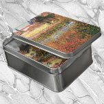 Blühender Garten von Vincent van Gogh Puzzle<br><div class="desc">Flowering Garden by Vincent van Gogh is a vintage fine art art post beeinonism landscape nature painting. A view of the gardens with blooming flowers in the spring season. Farm House is in der Distanz. About the artist: Vincent Willem van Gogh (1853-1890) was on of the most famous Post Beeinonist...</div>