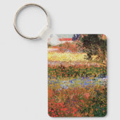 Blühender Garten von Vincent van Gogh Schlüsselanhänger (Vorderseite)