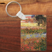 Blühender Garten von Vincent van Gogh Schlüsselanhänger (Vorderseite)