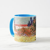 Blühender Garten von Vincent van Gogh Tasse (Vorderseite Links)