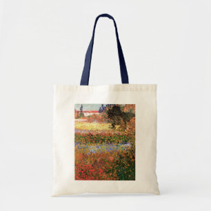 Blühender Garten von Vincent van Gogh Tragetasche