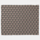 Blühender Geist Fleecedecke (Vorderseite (Horizontal))