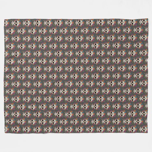 Blühender Geist Fleecedecke (Vorderseite (Horizontal))
