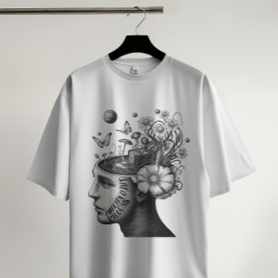 Blühender Geist - Surreal Garden Head T - Shirt