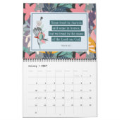 Blühender Glaube Abstrakter Blumenkalender Kalender (Jan 2027)
