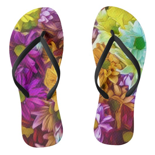 Blühender Herbst Badesandalen (Fußbett)