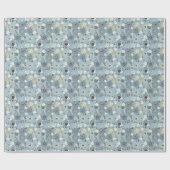 Blühender Herbst: Elegantes saisonales Design Geschenkpapier (Flach)