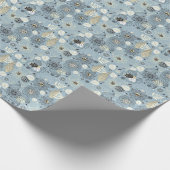 Blühender Herbst: Elegantes saisonales Design Geschenkpapier (Ecke)