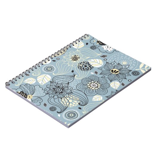 Blühender Herbst: Elegantes saisonales Design Notizblock (Linke Seite)