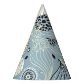 Blühender Herbst: Elegantes saisonales Design Partyhütchen (Links)