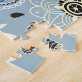 Blühender Herbst: Elegantes saisonales Design Puzzle (Seite)