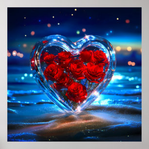 Blühender Herzkreislauf Poster