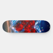 Blühender Herzkreislauf Skateboard (Horizontal)