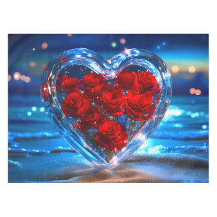 Blühender Herzkreislauf Tischdecke