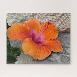 blühender Hibiskus Puzzle