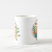 Blühender Hijabi-Becher Kaffeetasse (Mittel)