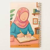 Blühender Hijabi-Planer Planer (Rückseite)
