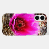 Blühender Kaktus (Feigenkaktus) Wildblume Case-Mate iPhone Hülle (Rückseite (Horizontal))