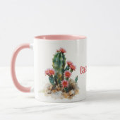 Blühender Kaktus Tasse (Links)