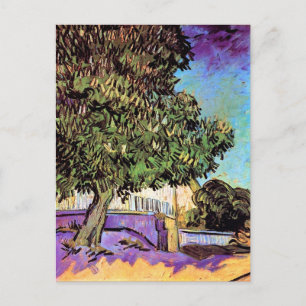 Blühender Kastanienbaum, Vincent van Gogh Postkarte