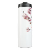 Blühender Kirschbaum Thermosbecher (Vorderseite)