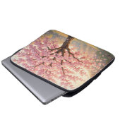 Blühender Kirschblütenbaum Frühling Laptopschutzhülle (Vorne Knopf)